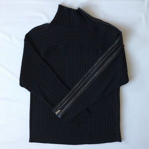 Vintage Verri Zipper Sleeve Sweater - Mens Medium